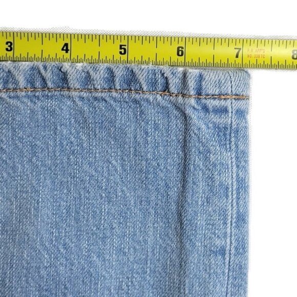 KanCan Jeans Size 9/28 32X27 Blue Boyfriend Mom Light Wash Distressed Ripped - Picture 12 of 13